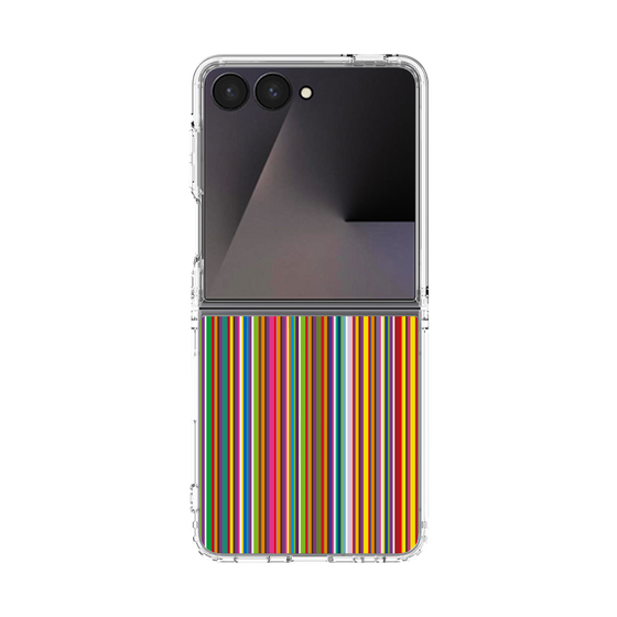 クリアケース［ Colorful Stripe ］