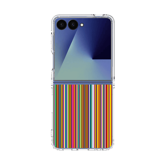 クリアケース［ Colorful Stripe ］