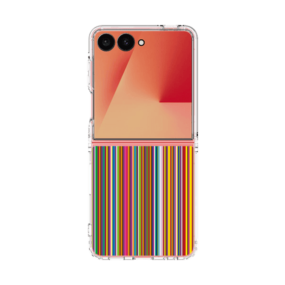 クリアケース［ Colorful Stripe ］