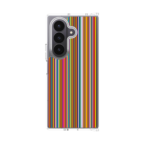 クリアケース［ Colorful Stripe ］