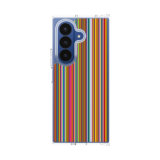 クリアケース［ Colorful Stripe ］