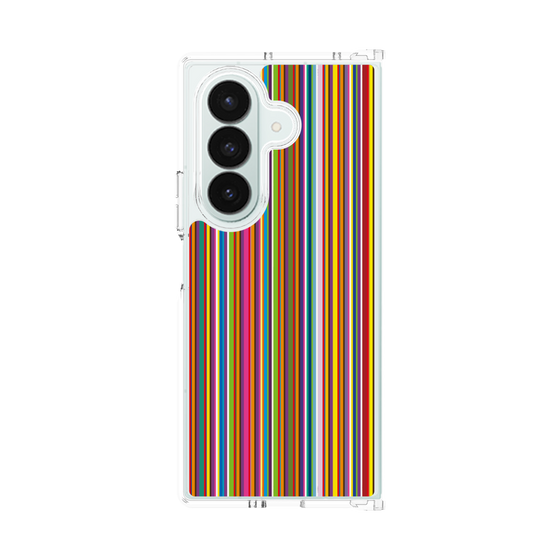 クリアケース［ Colorful Stripe ］