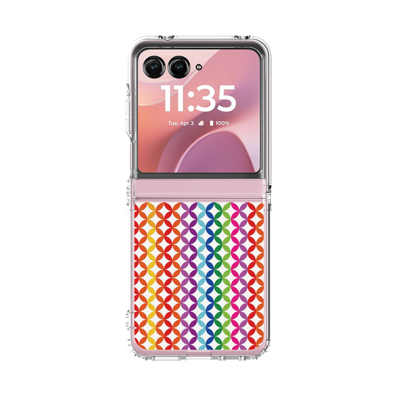 クリアケース［ 七宝柄 ］