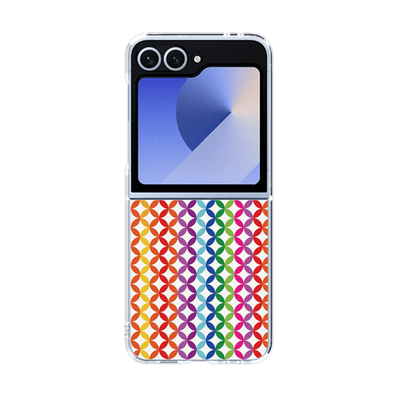 クリアケース［ 七宝柄 ］