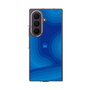クリアケース［ CASEPLAY Winding Pattern - Blue ］