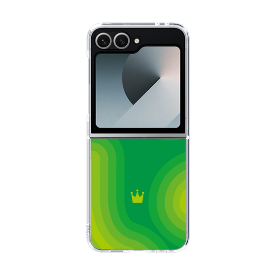 クリアケース［ CASEPLAY Winding Pattern - Green ］