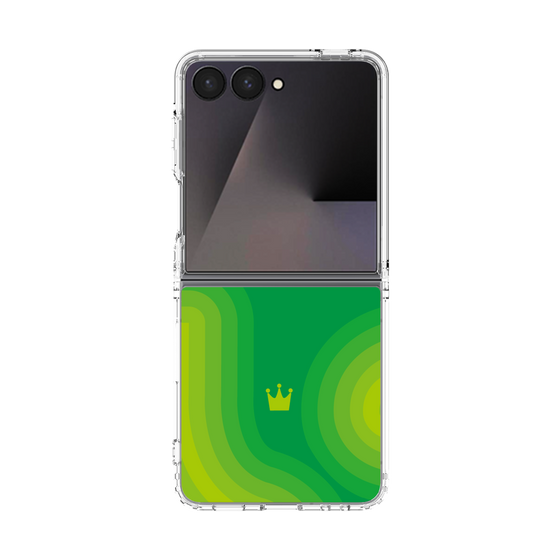 クリアケース［ CASEPLAY Winding Pattern - Green ］