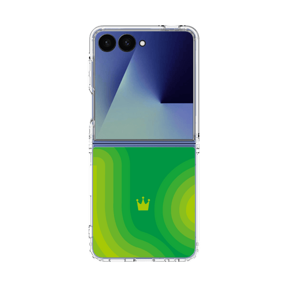 クリアケース［ CASEPLAY Winding Pattern - Green ］