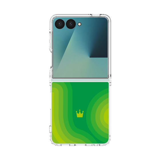 クリアケース［ CASEPLAY Winding Pattern - Green ］