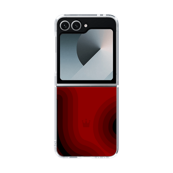 カラフルな透明ケース YAY LET'S PLAY クリアケース for Samsung Galaxy Z Flip6［ CASEPLAY Winding Pattern