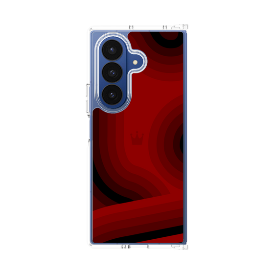 クリアケース［ CASEPLAY Winding Pattern - Red ］