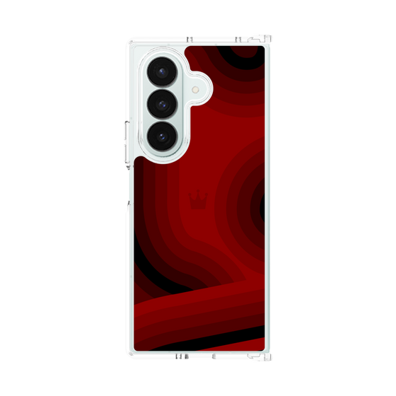 クリアケース［ CASEPLAY Winding Pattern - Red ］