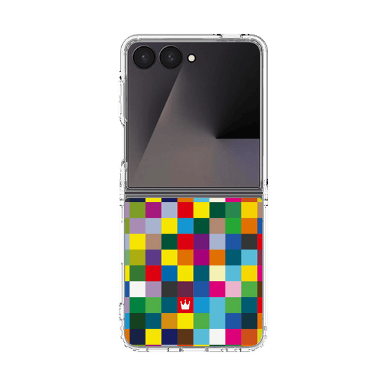 クリアケース［ CASEPLAY Rainbow Check ］