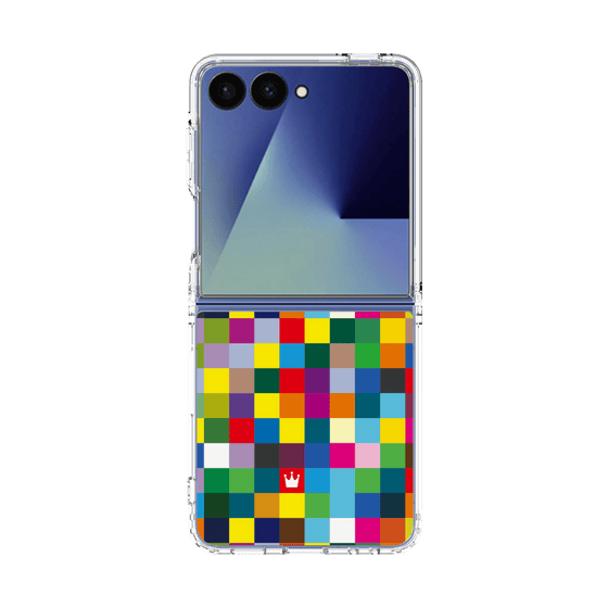 クリアケース［ CASEPLAY Rainbow Check ］