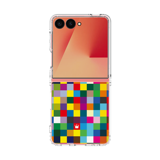 クリアケース［ CASEPLAY Rainbow Check ］