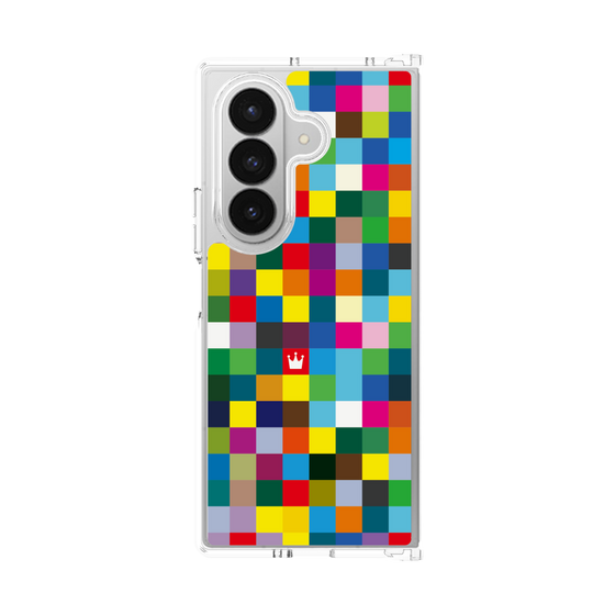 クリアケース［ CASEPLAY Rainbow Check ］