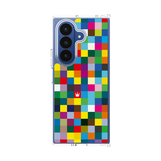 クリアケース［ CASEPLAY Rainbow Check ］