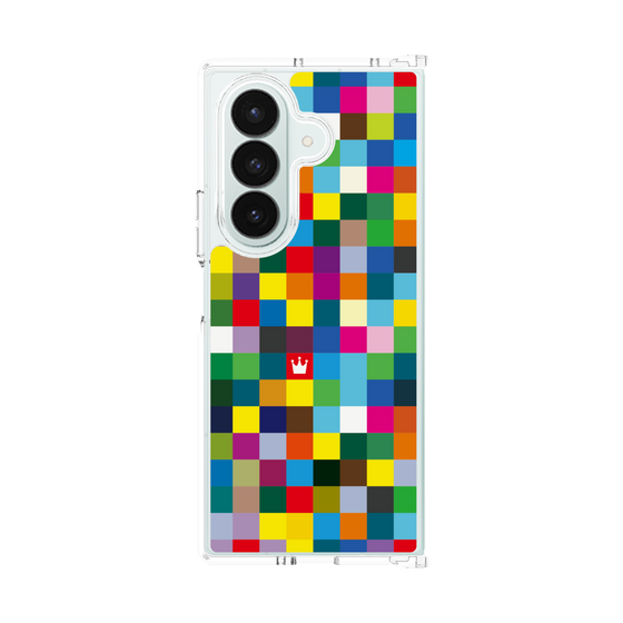 クリアケース［ CASEPLAY Rainbow Check ］