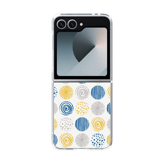 クリアケース［ Nordic Circle - Blue ］