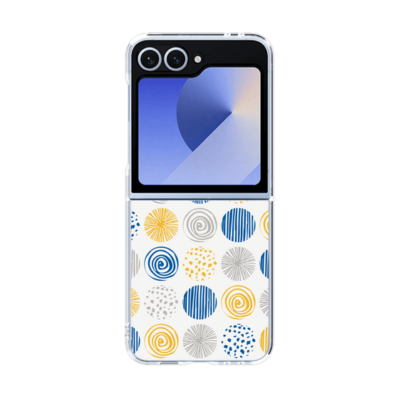 クリアケース［ Nordic Circle - Blue ］