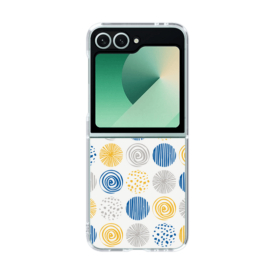 クリアケース［ Nordic Circle - Blue ］