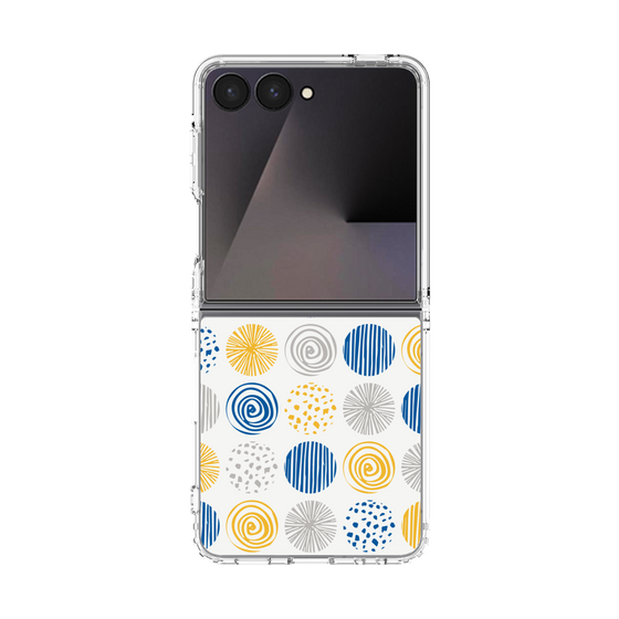 クリアケース［ Nordic Circle - Blue ］