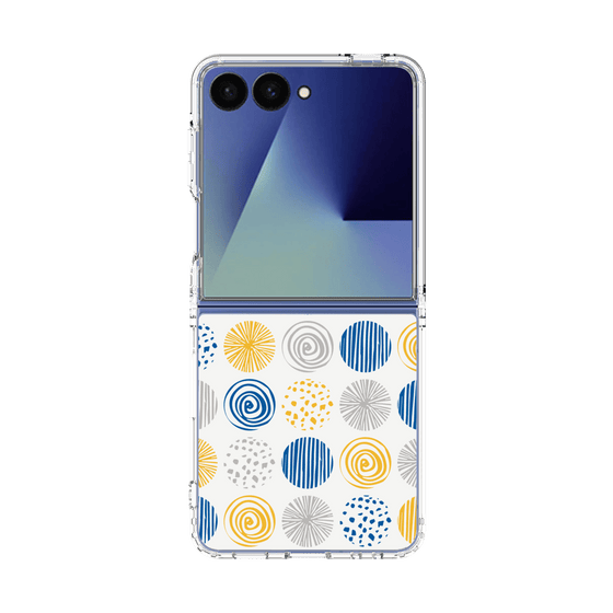 クリアケース［ Nordic Circle - Blue ］