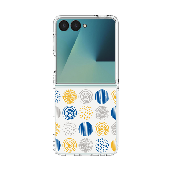 クリアケース［ Nordic Circle - Blue ］