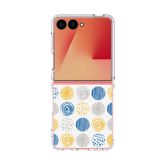 クリアケース［ Nordic Circle - Blue ］