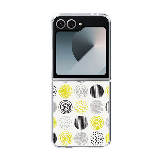 クリアケース［ Nordic Circle - Yellow ］