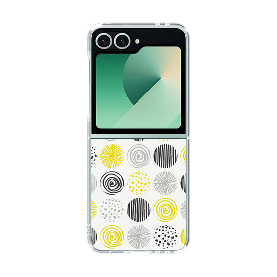 クリアケース［ Nordic Circle - Yellow ］