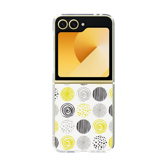 クリアケース［ Nordic Circle - Yellow ］