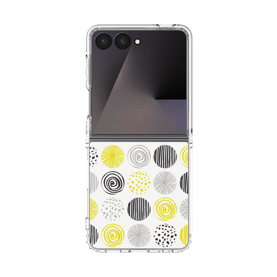 クリアケース［ Nordic Circle - Yellow ］