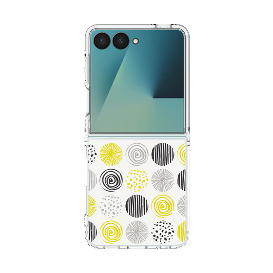 クリアケース［ Nordic Circle - Yellow ］