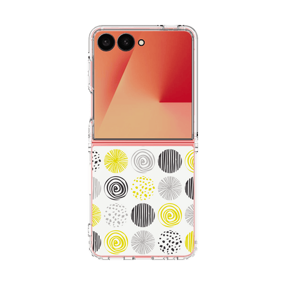 クリアケース［ Nordic Circle - Yellow ］