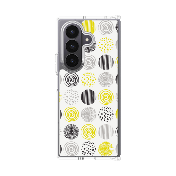 クリアケース［ Nordic Circle - Yellow ］