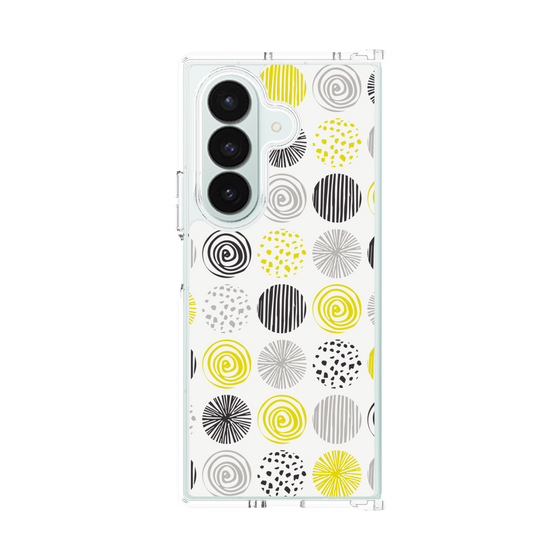 クリアケース［ Nordic Circle - Yellow ］