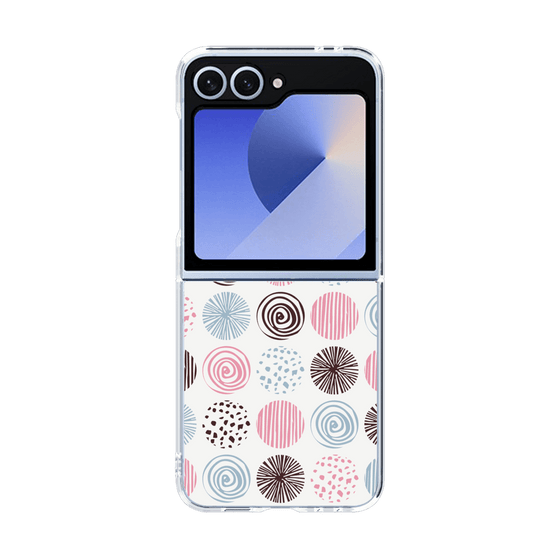 クリアケース［ Nordic Circle - Pink ］