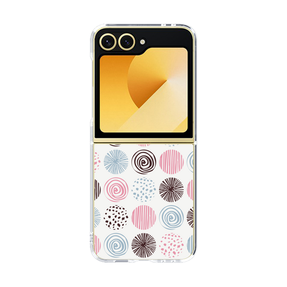 クリアケース［ Nordic Circle - Pink ］