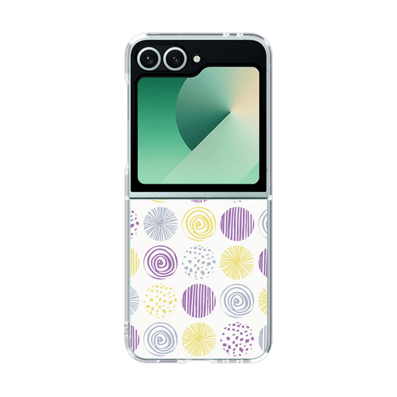 クリアケース［ Nordic Circle - Purple ］