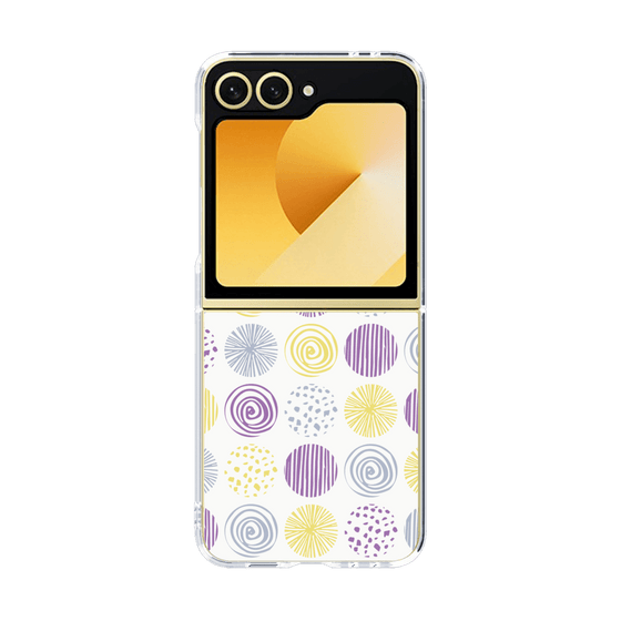 クリアケース［ Nordic Circle - Purple ］