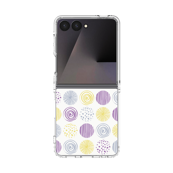 クリアケース［ Nordic Circle - Purple ］