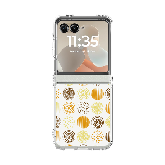 クリアケース［ Nordic Circle - Orange ］