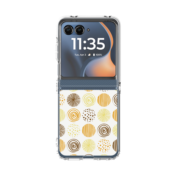 クリアケース［ Nordic Circle - Orange ］