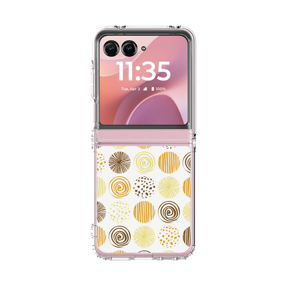 クリアケース［ Nordic Circle - Orange ］