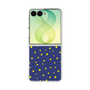 クリアケース［ Drawing Dot - Navy ］