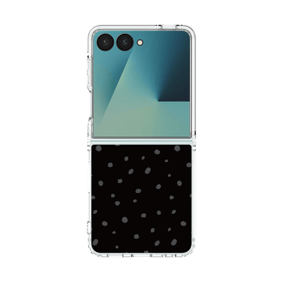 クリアケース［ Drawing Dot - Black ］