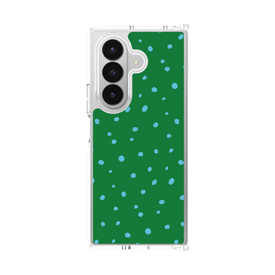 クリアケース［ Drawing Dot - Green ］