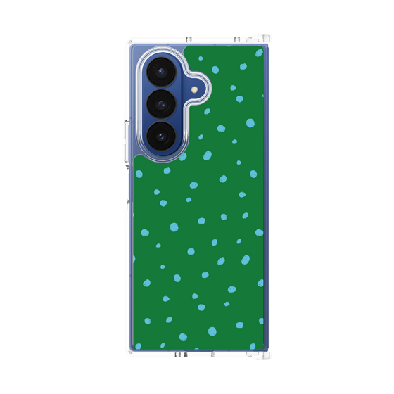 クリアケース［ Drawing Dot - Green ］