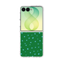 クリアケース［ Drawing Dot - Green ］